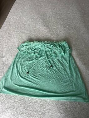 Milly Mint strapless bow Top